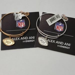 Alex and Ani New York Jets Football bracelet